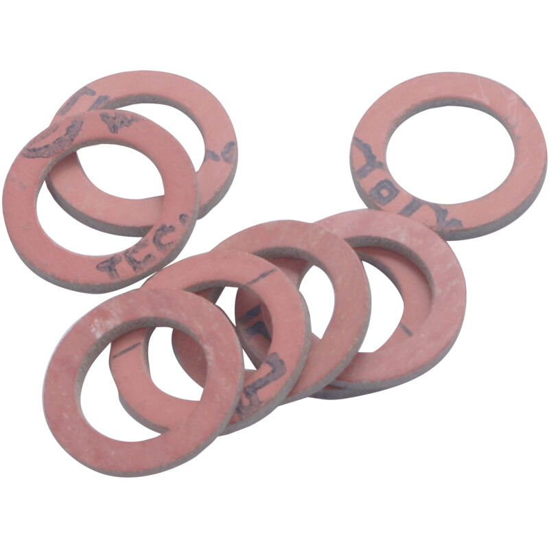 foto del prodotto noyon thiebault guarnizione in fibra interna per olio carburante aria, colore rosa, 15x24x2 per raccordo 20x27, confezione da 8 pezzi