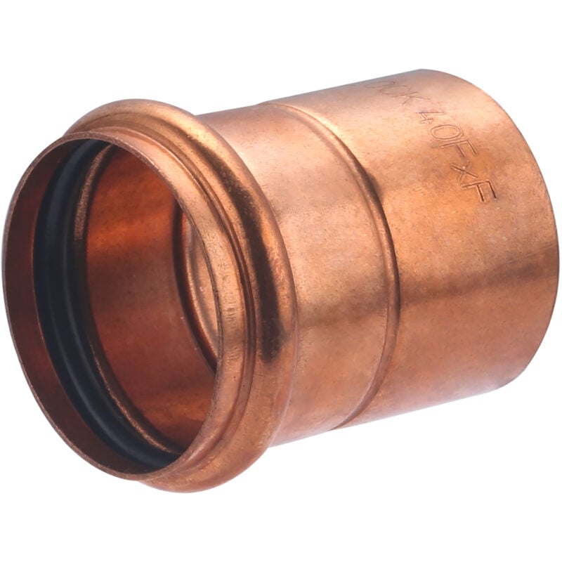 foto del prodotto noyon thiebault - manicotto in rame a saldare, doppio femmina con o-ring 40