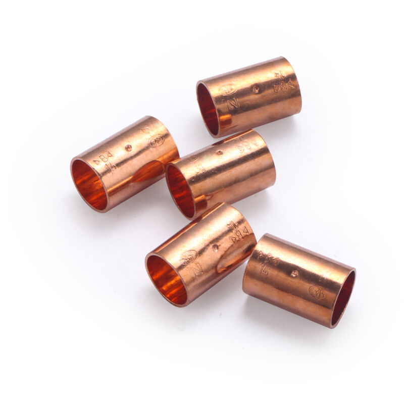 foto del prodotto noyon thiebault - manicotto in rame a saldare, doppio femmina, uguale, 14, 5 pezzi