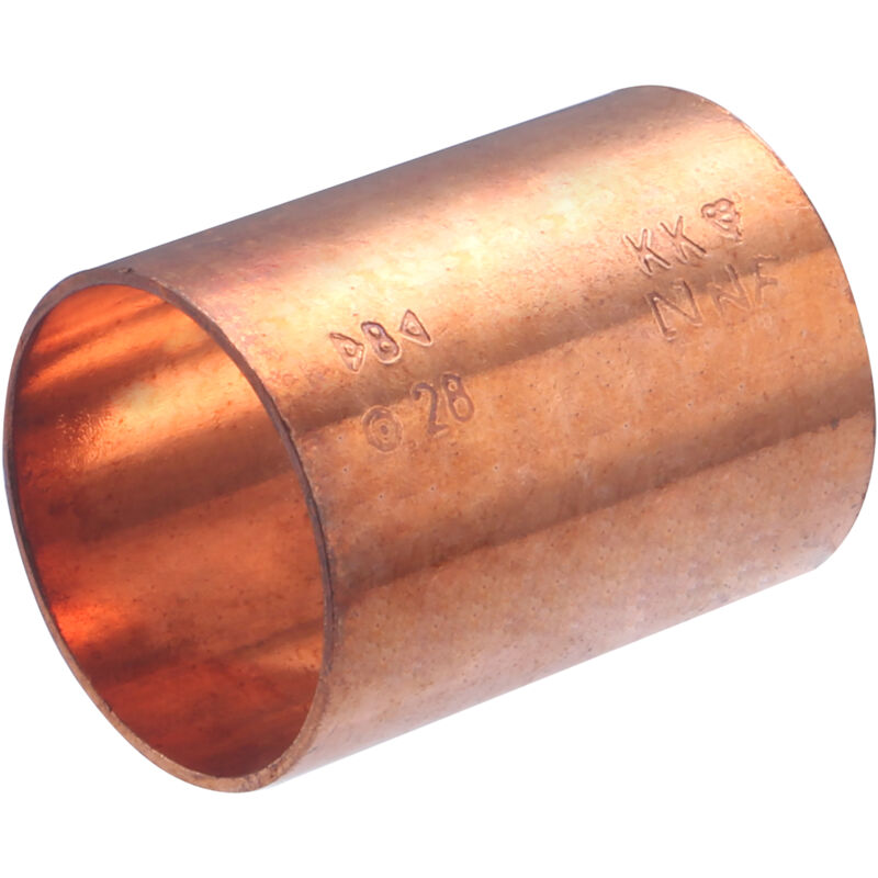 foto del prodotto noyon thiebault - manicotto in rame a saldare, doppio femmina, uguale, 28