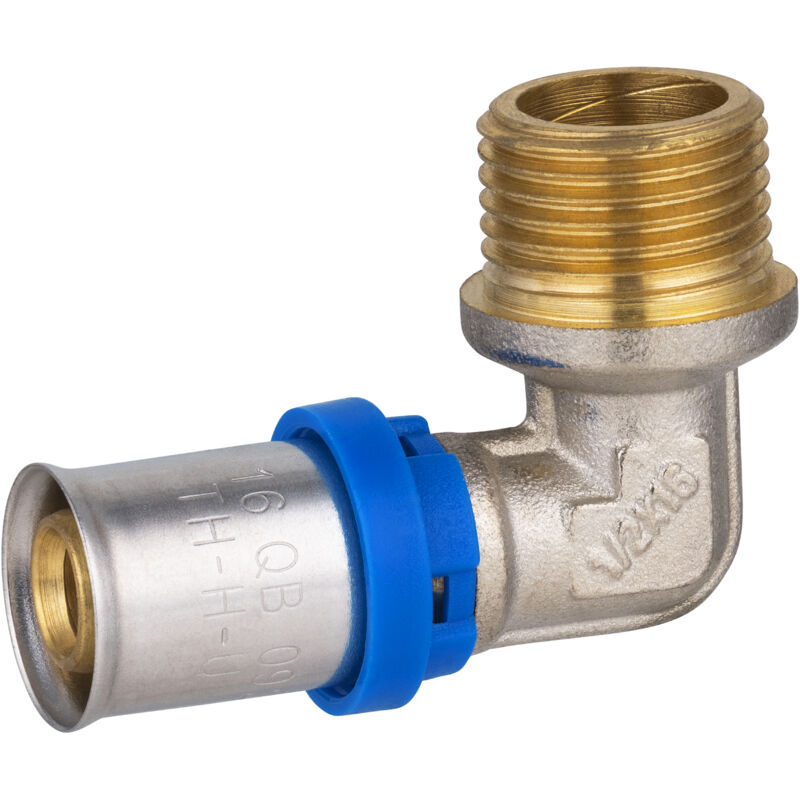 foto del prodotto noyon thiebault multistrato a pressare raccordo a gomito multiprofilo maschio m15x21 16