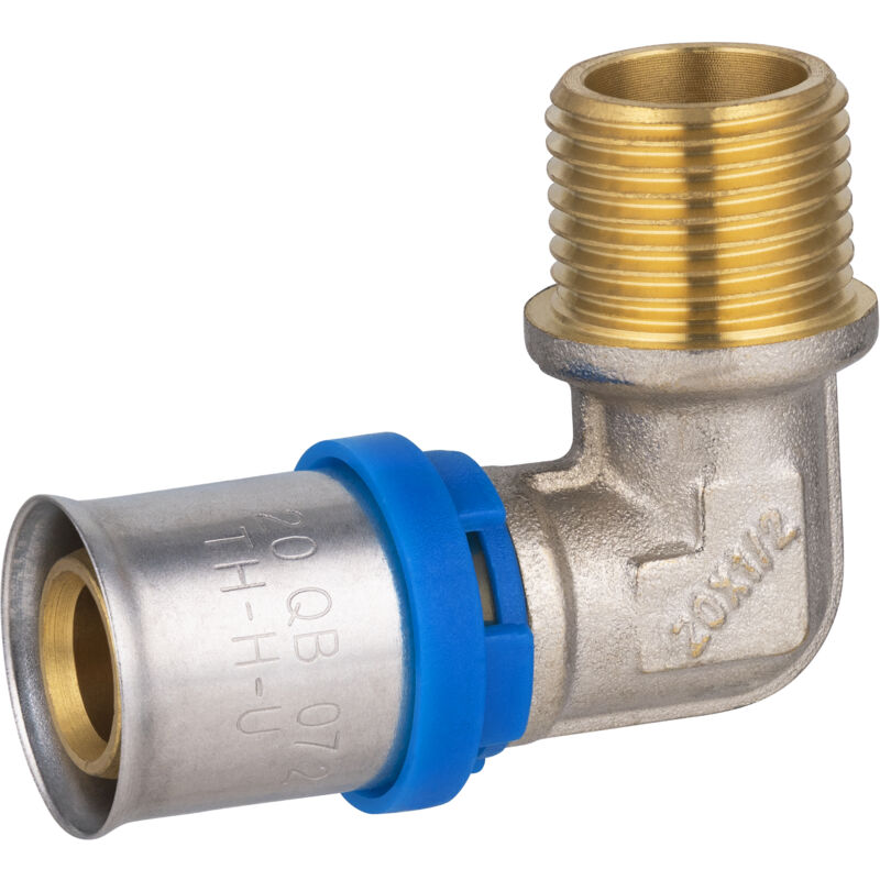foto del prodotto noyon thiebault multistrato a pressare raccordo a gomito multiprofilo maschio m15x21 20