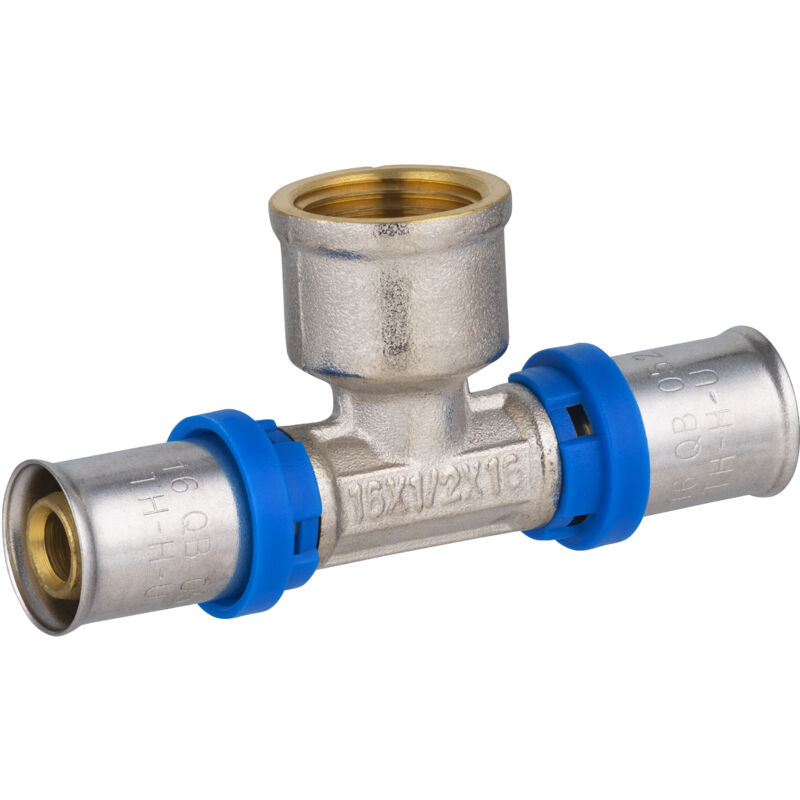 foto del prodotto noyon thiebault multistrato a pressare raccordo a t multiprofilo femmina f15x21 16