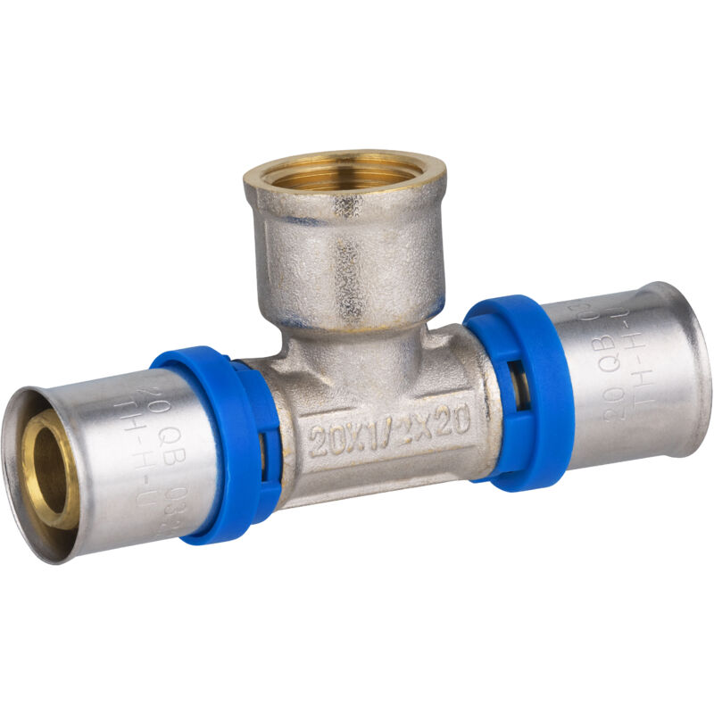 foto del prodotto noyon thiebault multistrato a pressare raccordo a t multiprofilo femmina f15x21 20