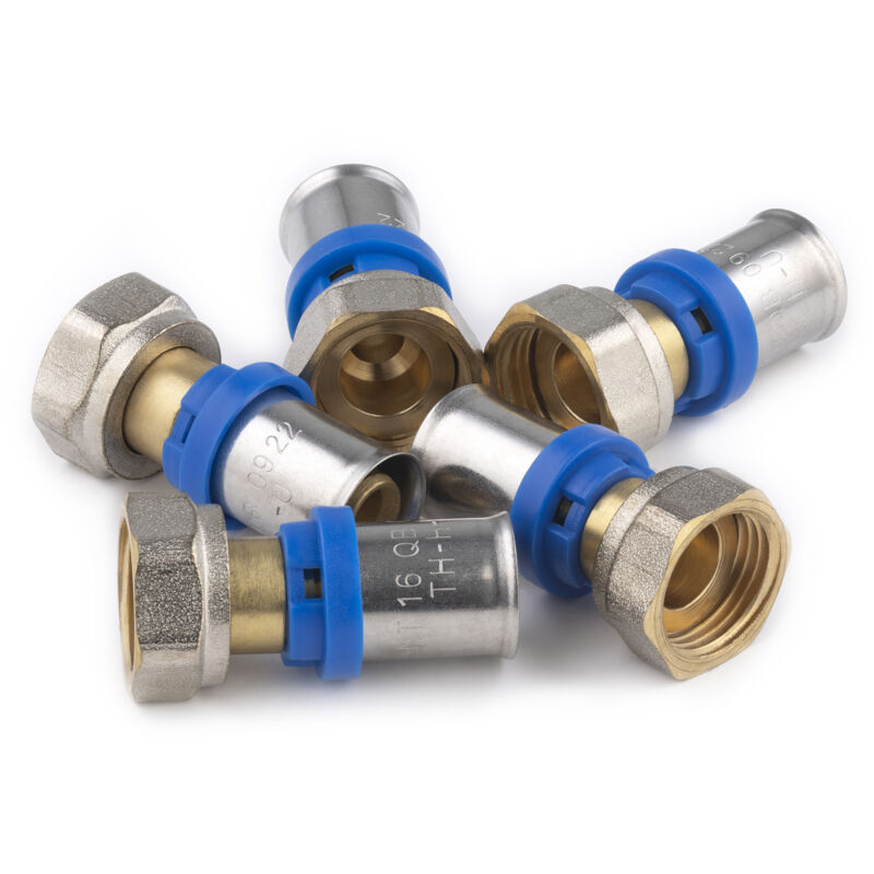 foto del prodotto noyon thiebault multistrato a pressare raccordo multiprofilo femmina f15x21 16 sacchetto con 5 raccordi