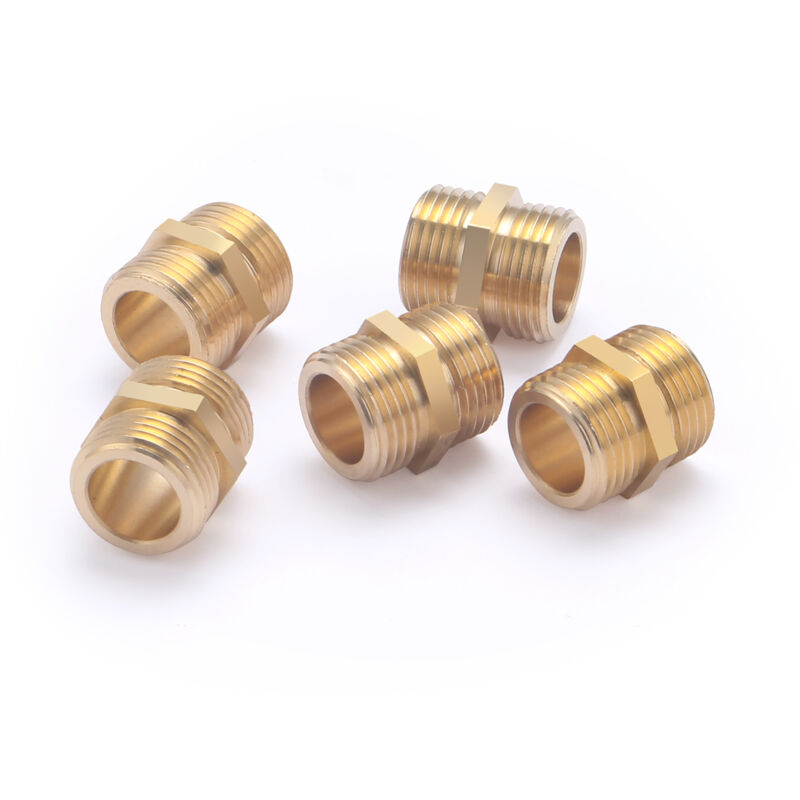 foto del prodotto noyon thiebault nipplo doppio maschio, uguale, m12x17, 5 pezzi