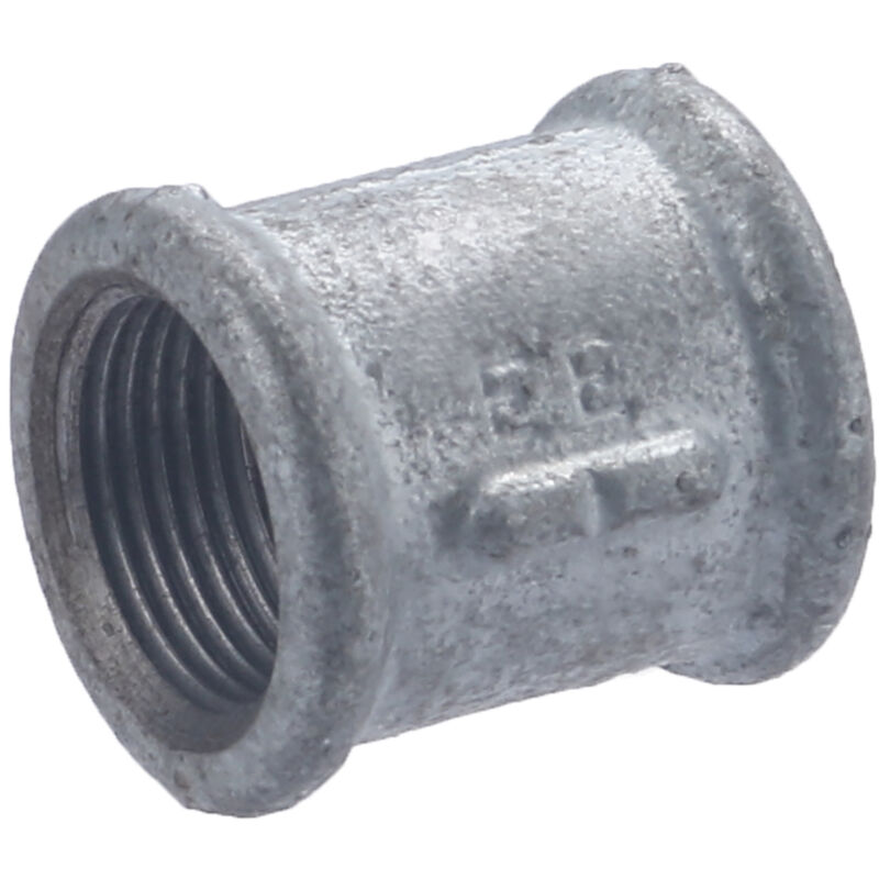 foto del prodotto noyon thiebault nipplo galvanizzato, doppio femmina uguale filettatura sinistra f20x27