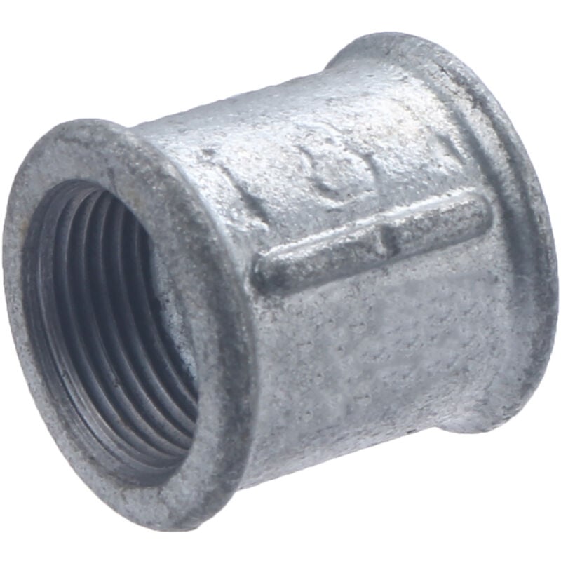 foto del prodotto noyon thiebault nipplo galvanizzato, doppio femmina uguale filettatura sinistra f26x34