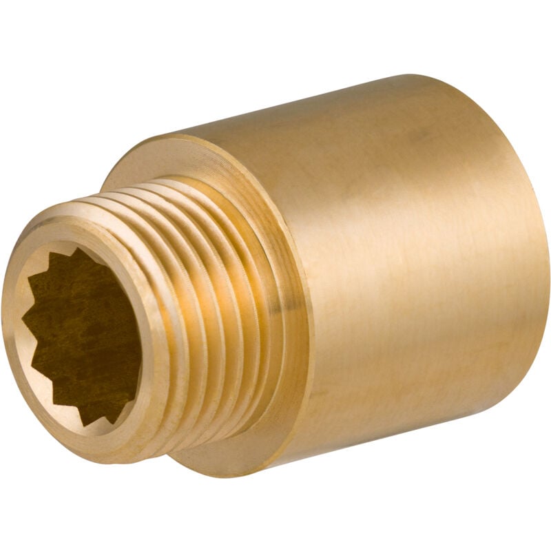 foto del prodotto noyon thiebault prolunga grezza per rubinetto, maschio 15x21 femmina 15x21, lunghezza 25 mm