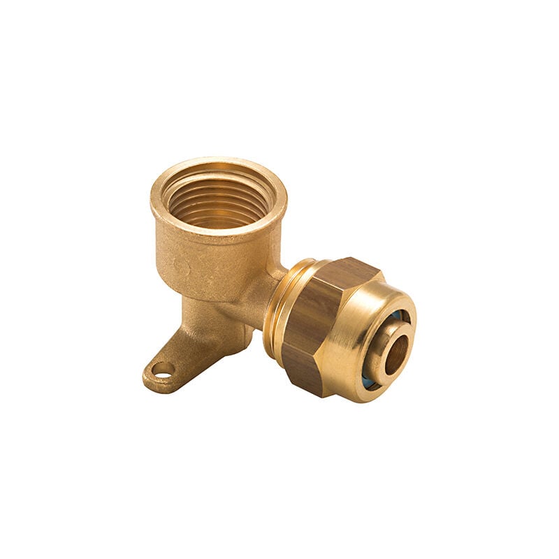 foto del prodotto noyon thiebault raccordo a compressione a gomito per tubo per 16 mm femmina a vite f1 2 15x21 2 fori per montaggio a parete p16 81915l1
