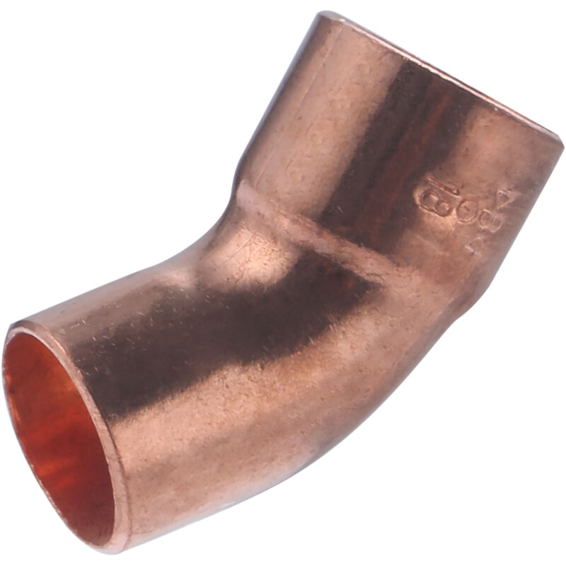 foto del prodotto noyon thiebault - raccordo a gomito in rame a saldare, 45 , maschio femmina, uguale, 18
