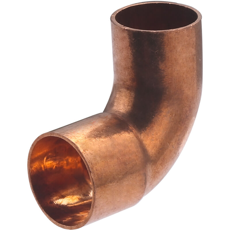 foto del prodotto noyon thiebault - raccordo a gomito in rame a saldare, 90 , piccolo raggio, maschio femmina, uguale, 22