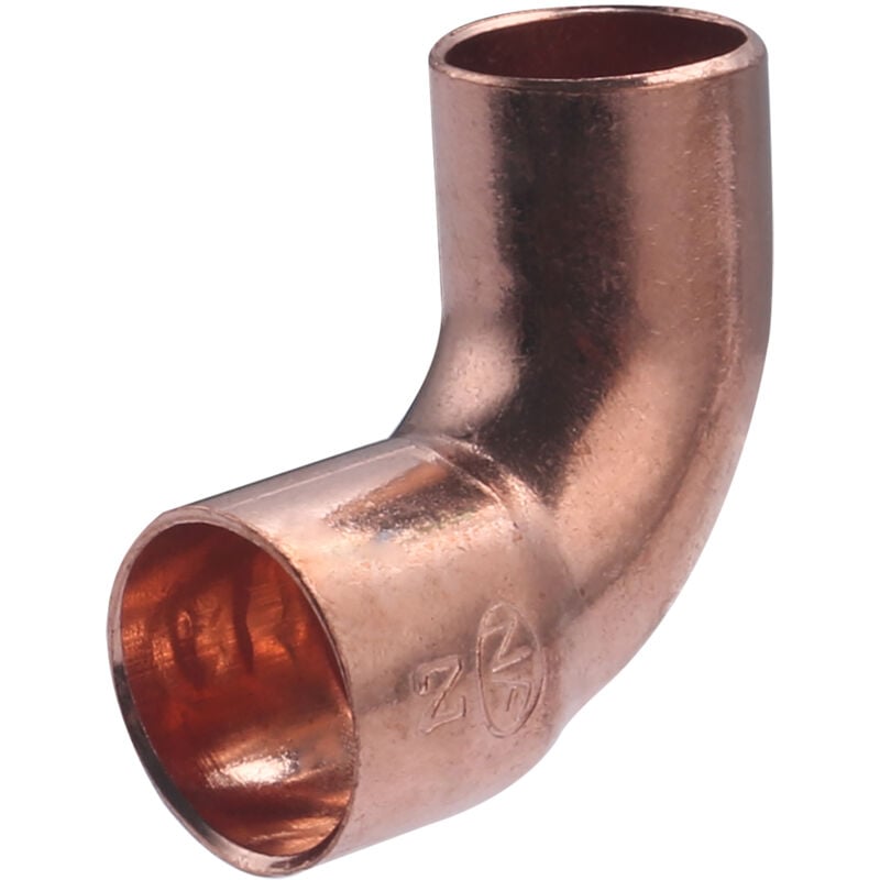 foto del prodotto noyon thiebault - raccordo a gomito rame da saldare 90 piccolo raggio maschio femmina uguale 14