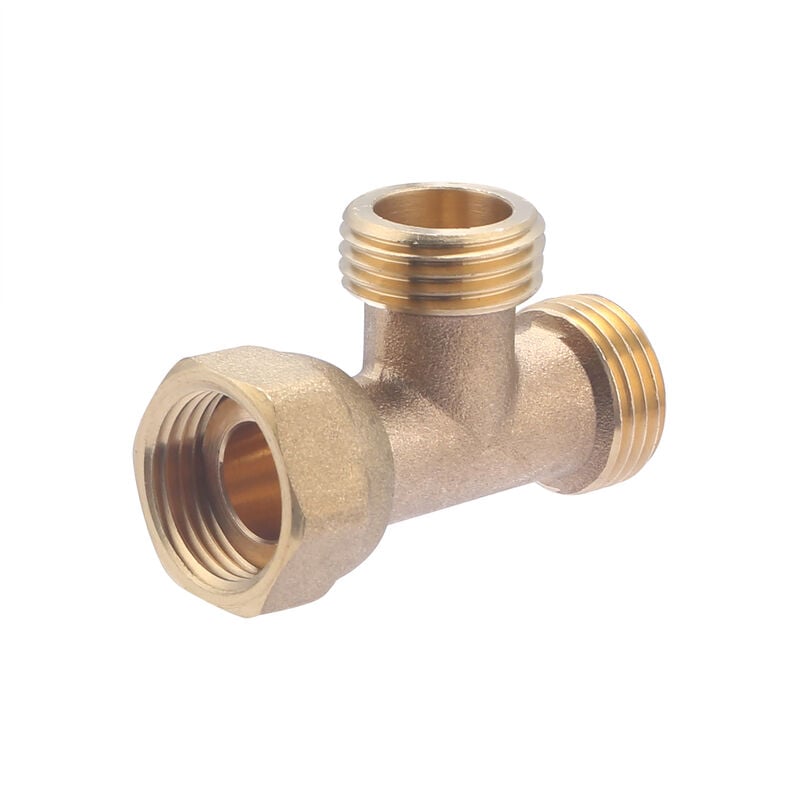 foto del prodotto noyon thiebault raccordo a t con dado libero doppio maschio femmina mmf15x21