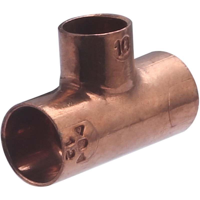 foto del prodotto noyon thiebault - raccordo a t in rame a saldare, femmina, ridotto, 12-10-12