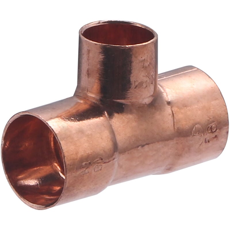 foto del prodotto noyon thiebault - raccordo a t in rame a saldare, femmina, ridotto, 18-14-18