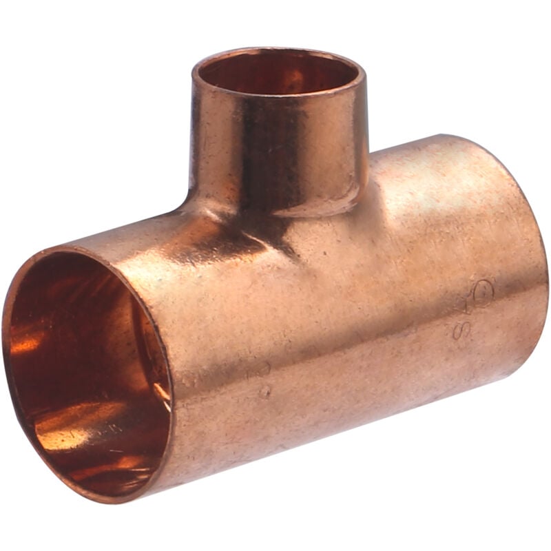 foto del prodotto noyon thiebault - raccordo a t in rame a saldare, femmina, ridotto, 28-18-28
