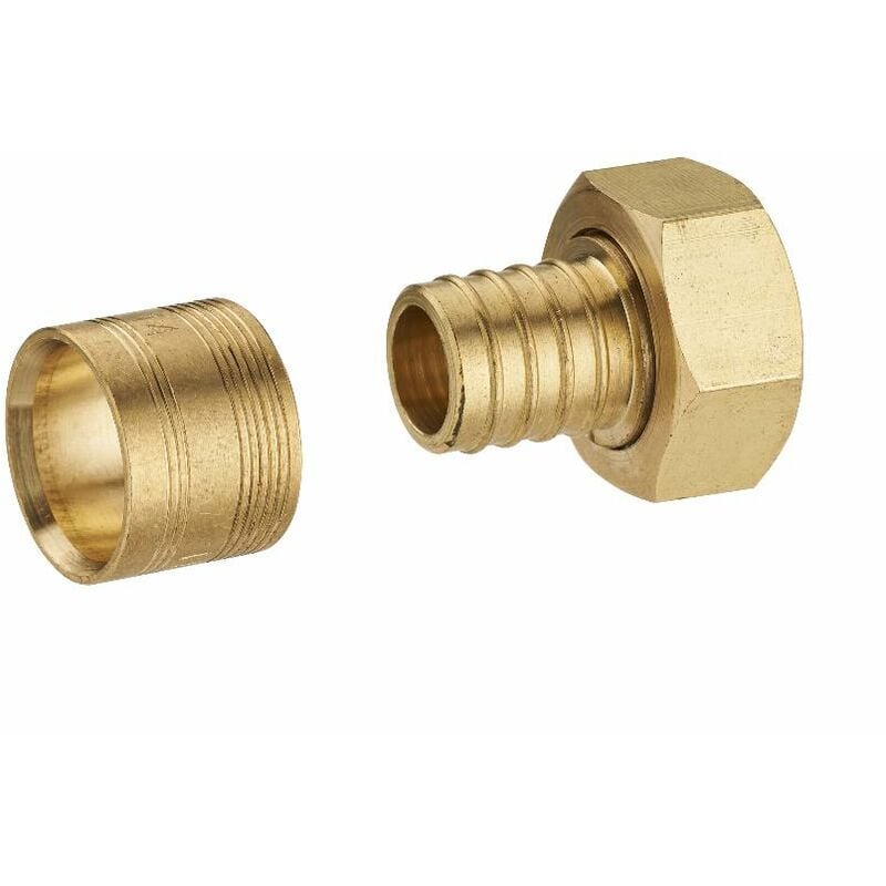immagine 0 del prodotto noyon thiebault raccordo diritto per tubo per 16 mm dado filettato femmina f1 2 15x21 anello in ottone 3185 1516l1