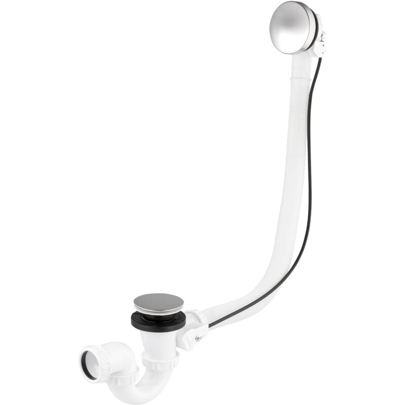 foto del prodotto noyon thiebault scarico automatico per vasca da bagno, con cavo, volano e valvola in abs, uscita 40