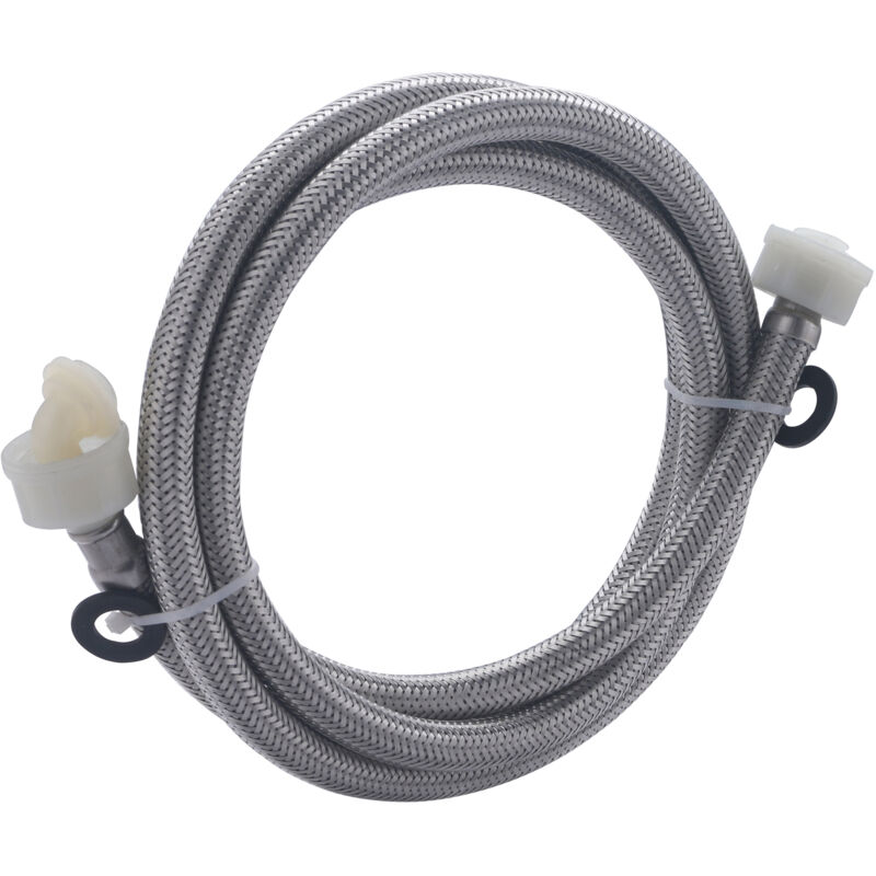 foto del prodotto noyon thiebault tubo di carico a gomito in acciaio inox femmina femmina 3 4, lunghezza 2 m