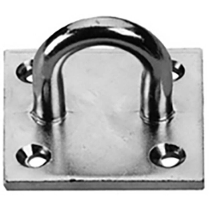 foto del prodotto nr. 75 occhiello su piastra 55 mm acciaio zincato 892339 1 pz. l x l x a 55 x 55 x 42 mm - toolcraft