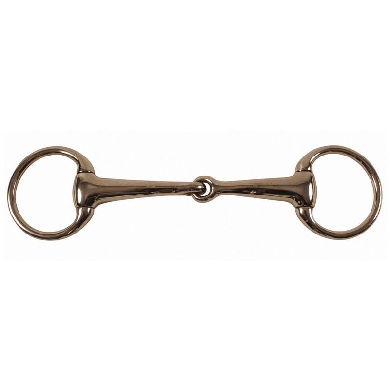 foto del prodotto nsc filetto ad oliva snodato in inox imboccatura piena spessore 16 mm 14,5 cm