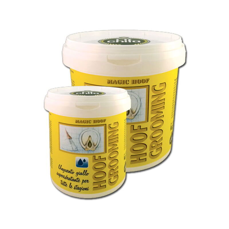 foto del prodotto nsc hoof grooming unguento giallo per lo zoccolo ad azione superidratante 1 kg