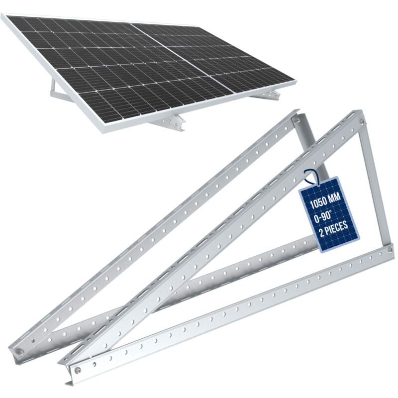 foto del prodotto nuasol noasol supporto per pannello solare altezza fino a 72 cm tetto a terrazza