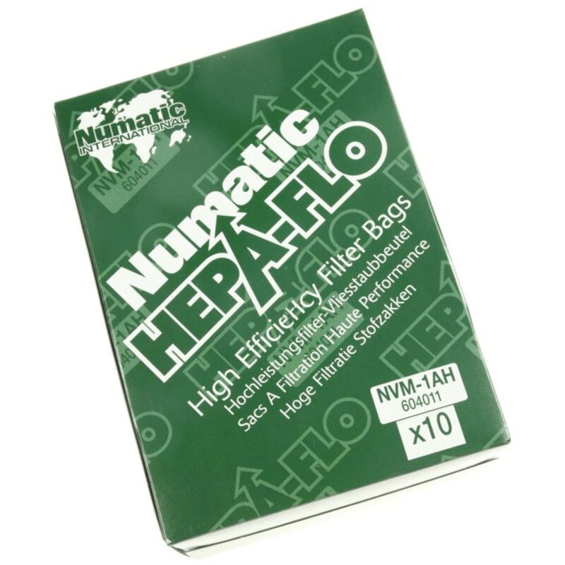 foto del prodotto numatic scatola di 10 sacchetti hepa flo 6 litri aspirapolvere 43671643401950933238
