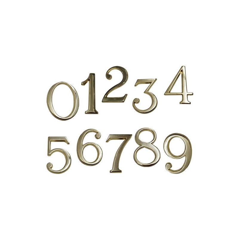foto del prodotto numeri civici c pioli n.2 oro 87032l