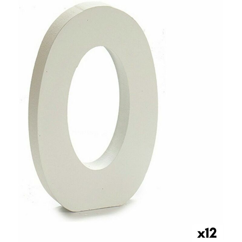 foto del prodotto numeri pincello bianco 1,8 x 21 x 17 cm 12 unit 