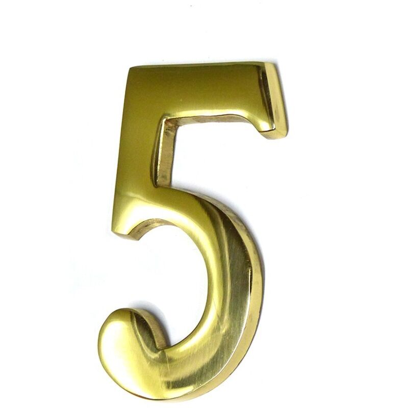 foto del prodotto numero 5 edm con fissaggio invisibile in ottone lucido da 10 cm