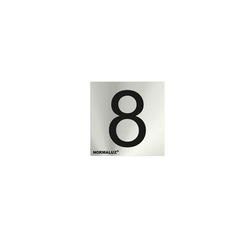 foto del prodotto numero 8 cartello adesivo in acciaio inox 5cm rd717178