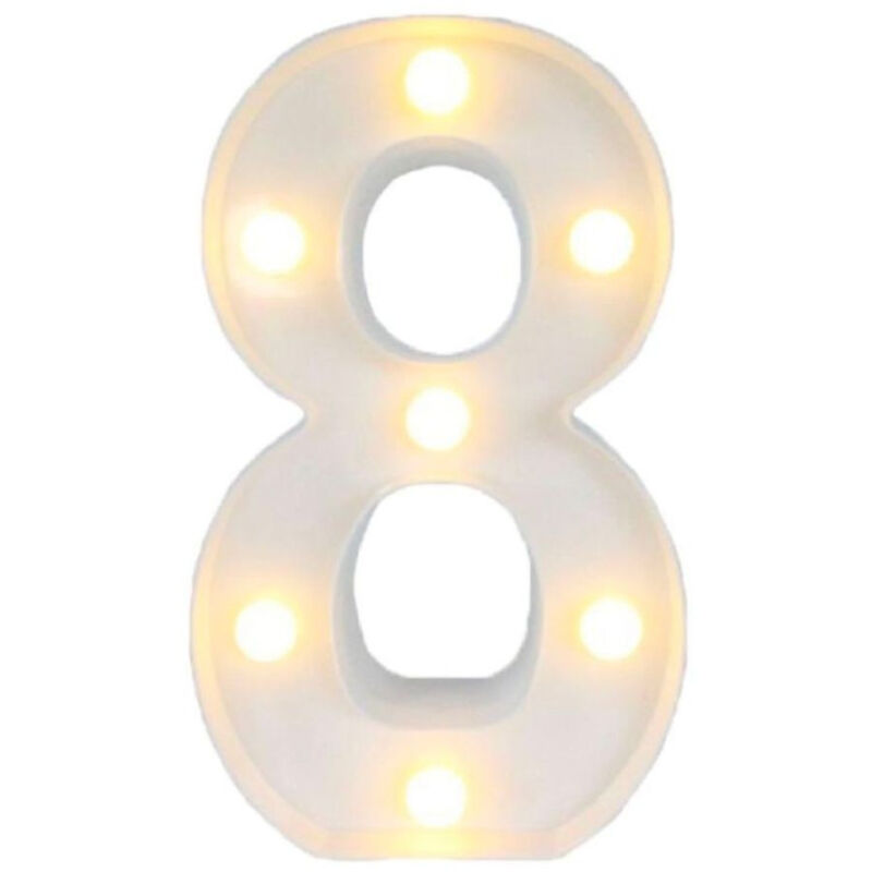 foto del prodotto numero 8 luminoso con luci led a batteria decorazioni per la casa dim. 22 cm trade shop traesio