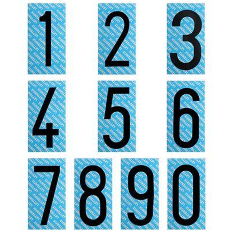 foto del prodotto numero adesivo 4 mm 30 nero