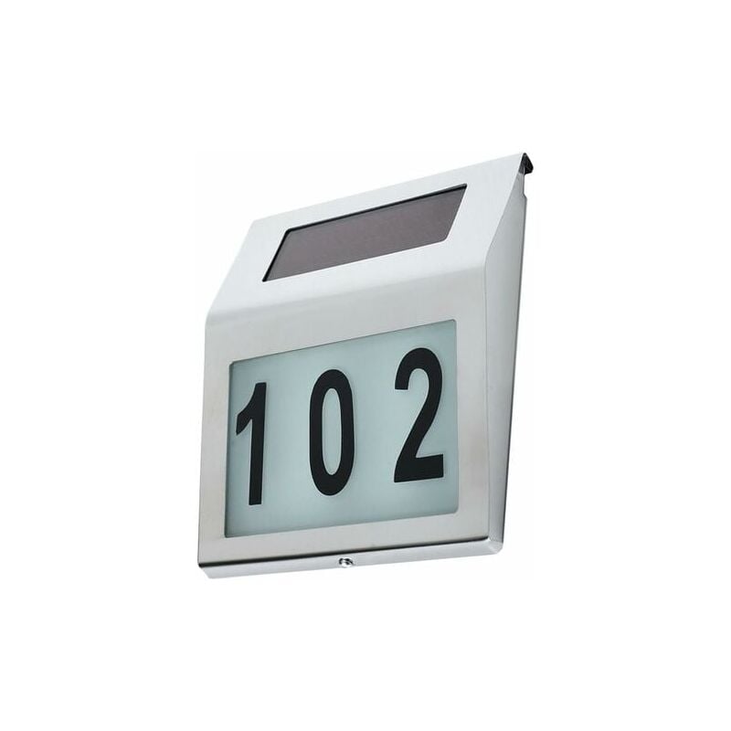 foto del prodotto numero civico solare a led 20x18x4 cm