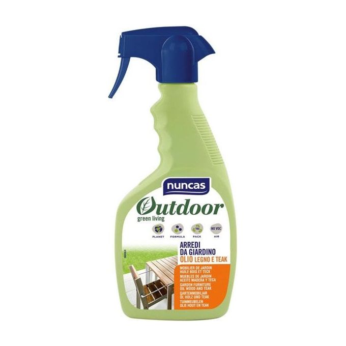 foto del prodotto nuncas detergente arredi per legno teak outdoor 500ml nuncas