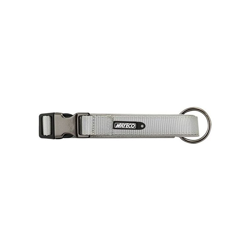 foto del prodotto nuova collana resistente grigia 15mm x 28-35 cm