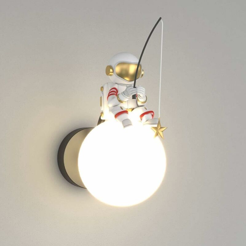 foto del prodotto nuova lampada da parete a led americana moderna e durevole per astronauta, lampade da parete per corridoio interno da 5 w, lampada da parete a led