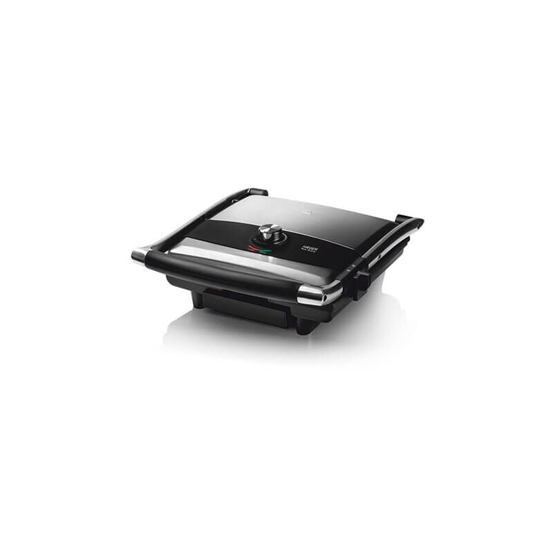 foto del prodotto nuovo bistr grill con 2000w regolatore di temperatura variabile, vassoio di raccolta e utensili per la pulizia, spie luminose di accensione e di