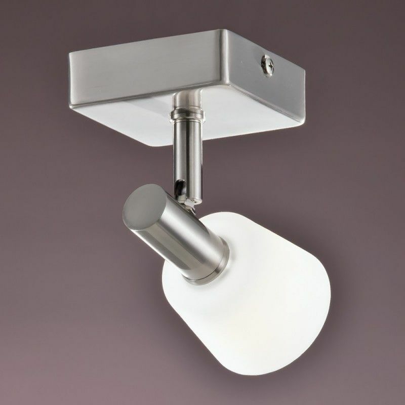 foto del prodotto nuovo faretto kaster cr 001 2200 1 053 nickel satinato