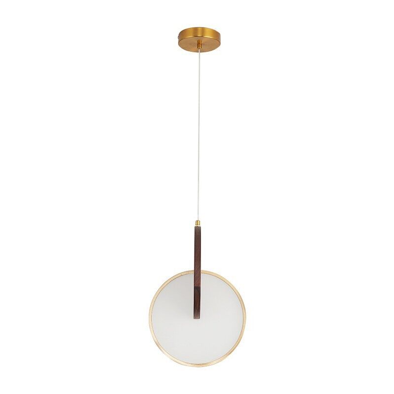 foto del prodotto nuovo lampadario da comodino in stile cinese per camera da letto, struttura in legno massello di noce, piccolo lampadario a testa singola, soggiorno,
