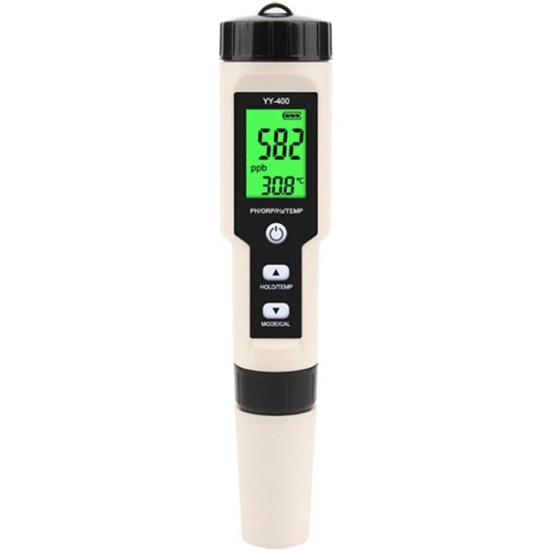 foto del prodotto nuovo misuratore di qualit dell acqua con concentrazione di ioni idrogeno yy 400 ph orp h2 e tem 4 in 1 digitale per acqua potabile