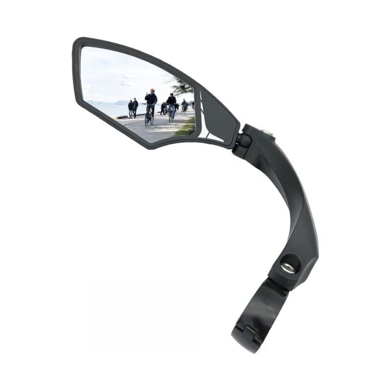 foto del prodotto nuovo specchietto retrovisore per bici da manubrio, specchio in vetro trasparente resistente alle esplosioni hd, specchietto retrovisore per bici