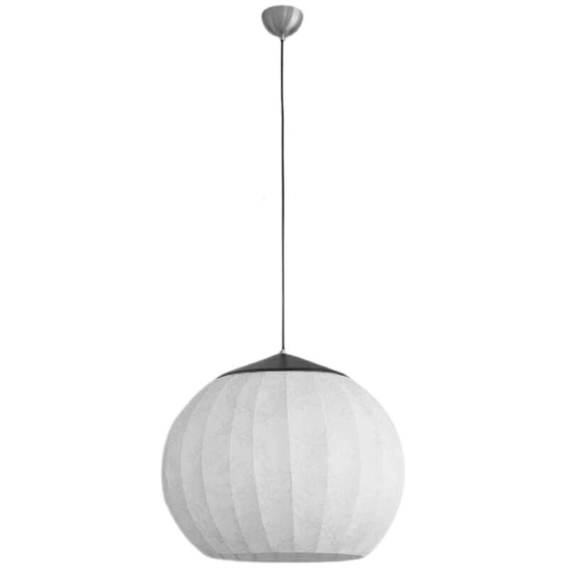 foto del prodotto nuovo stile cinese semplice e creativo lanterna palla lampadario in tessuto regolabile 40 pollici sospensione per soggiorno, sala da pranzo, camera