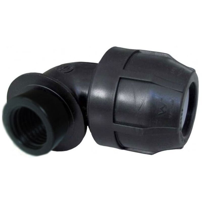 foto del prodotto nupi - raccordo curvo a compressione femmina femmina in polipropilene serie elopress 40x11/4 pn16