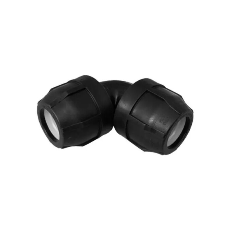 foto del prodotto nupi raccordo curvo intermedio a compressione femmina femmina in polipropilene serie elopress 25 pn20