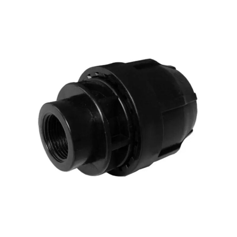 foto del prodotto nupi raccordo diritto femmina femmina a compressione in polipropilene serie elopress 20x1 2 pn16