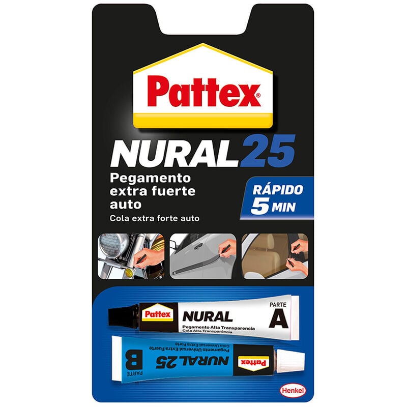 foto del prodotto nural 25 trasparente set di 2 tubi 22 cm . 
