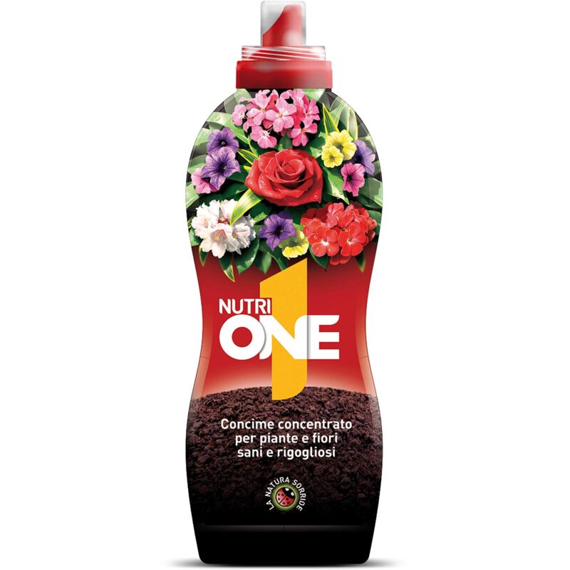 foto del prodotto nutri 1 one nutrione concime concentrato per piante e fiori, 1 litro, 1000 unità